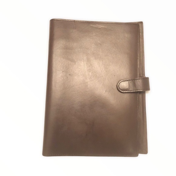 Coach brown leather vintage organizer